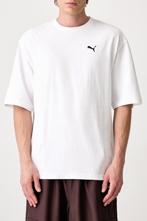 Puma футболка basic чоловіча бавовняна Wardrobe Essential — фото 5