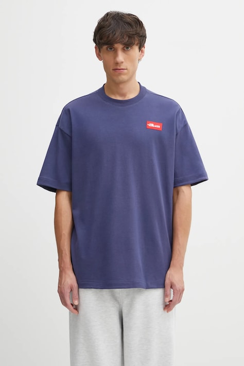 The North Face t-shirt bawełniany Redbox męski kolor niebieski z aplikacją NF0A8EG5BOT1