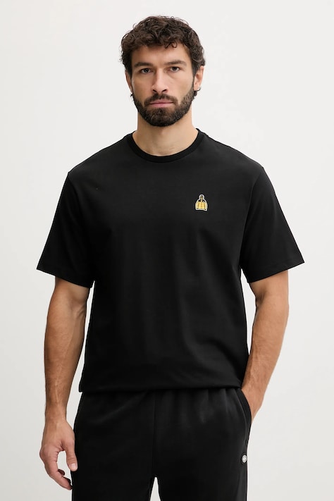 The North Face t-shirt bawełniany Icon Mountain męski kolor czarny z aplikacją NF0A8EU7JK31