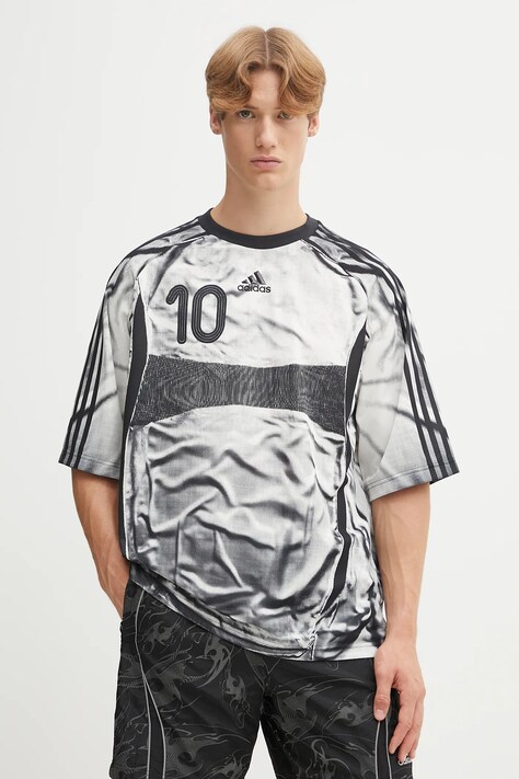 adidas Originals tricou Adilenium Tg Je culoarea negru, cu imprimeu, KF8523