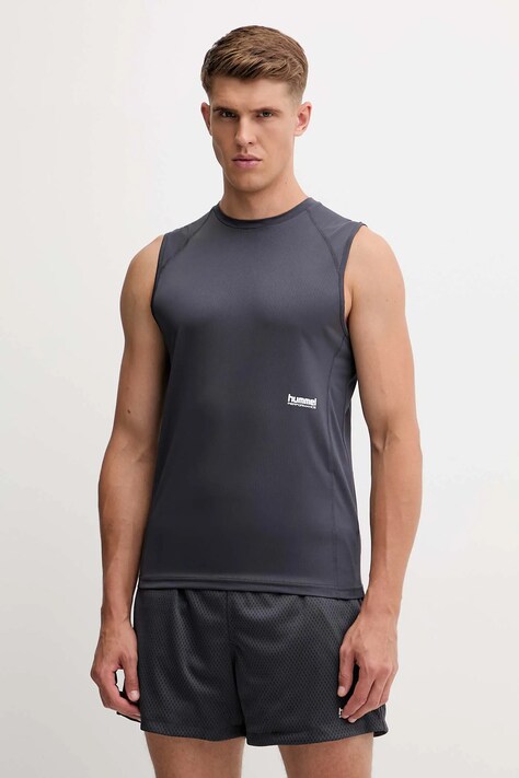 Hummel t-shirt treningowy kolor szary 229886.