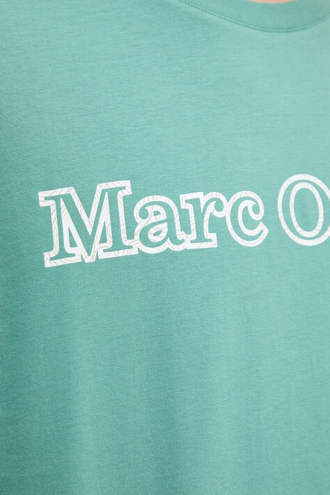 Бавовняна футболка Marc O'Polo — AW25-TSM0OH, зелений — фото 5