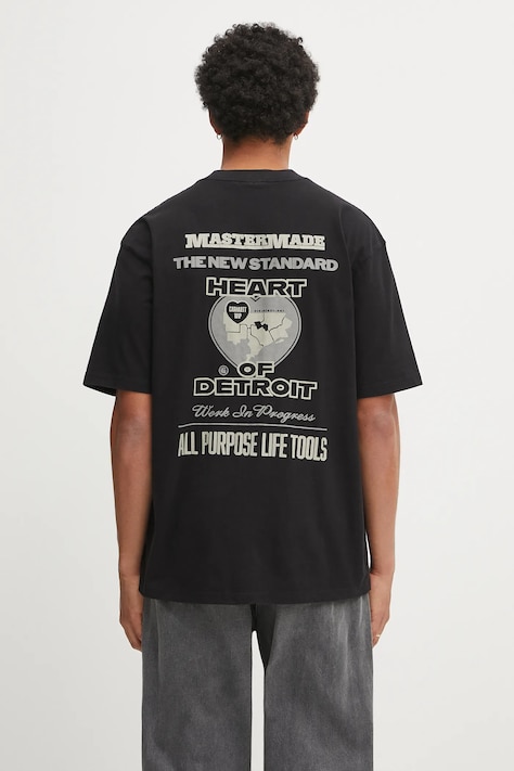 Carhartt WIP t-shirt bawełniany S/S Arcan męski kolor czarny z nadrukiem I035209.8960