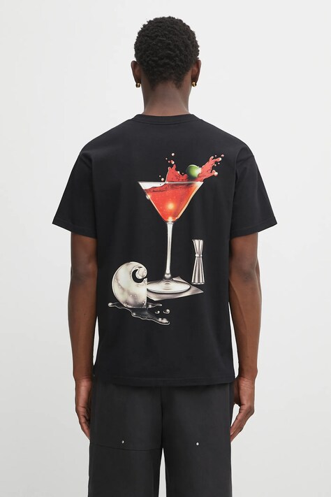 Carhartt WIP t-shirt S/S Jake Garcia męski kolor czarny z nadrukiem I035208.89XX