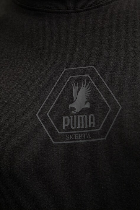 Бавовняна футболка Puma PUMA x SKEPTA — AW25-TSM10U, чорний — фото 5