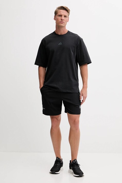 adidas Performance t-shirt treningowy kolor czarny gładki JN3680