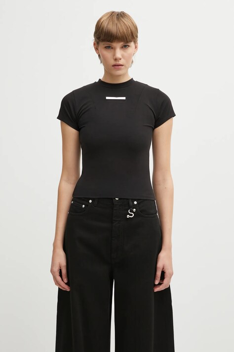 Heliot Emil t-shirt black color AW25_W_13_087_BLK01