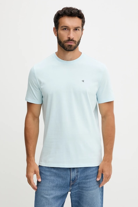 Бавовняна футболка Calvin Klein Jeans однотонна LV04RD254G