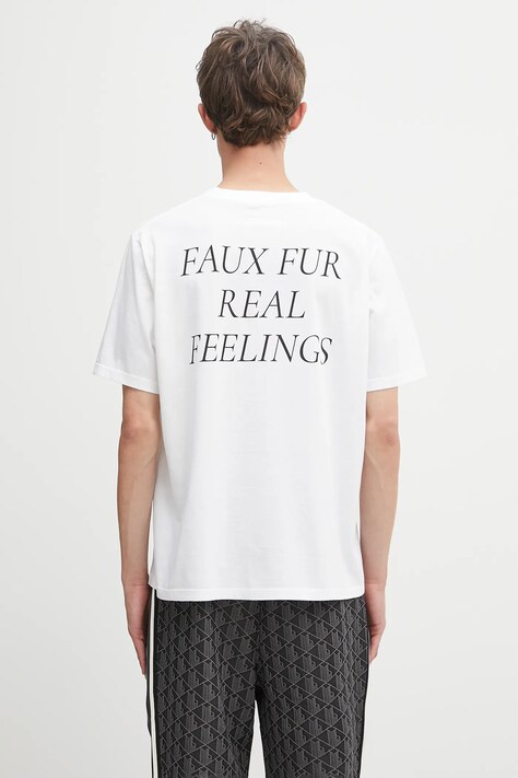 Бавовняна футболка MM6 Maison Margiela колір білий з принтом SH2GC0031.M20048.100