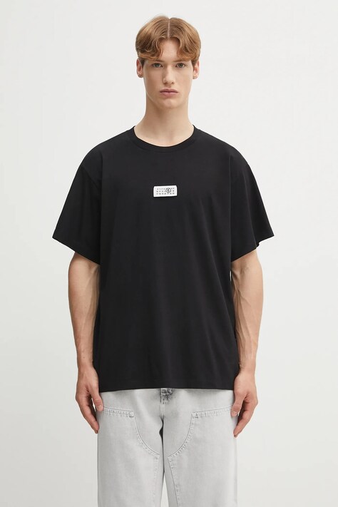 MM6 Maison Margiela t-shirt bawełniany x MM6 Wardro męski kolor czarny gładki SH0GC0032.S24312.900