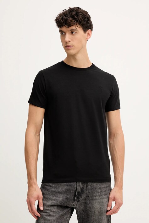 Trussardi tricou culoarea negru, uni, G0228000042N