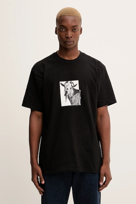 Dickies tricou din bumbac culoarea negru, cu imprimeu, DK0A8672