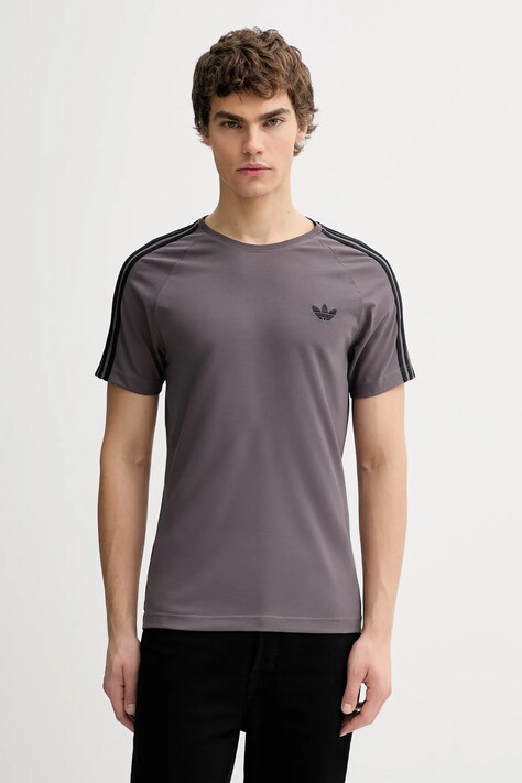 adidas Originals t-shirt Tight 3s męski kolor fioletowy z aplikacją JX1541