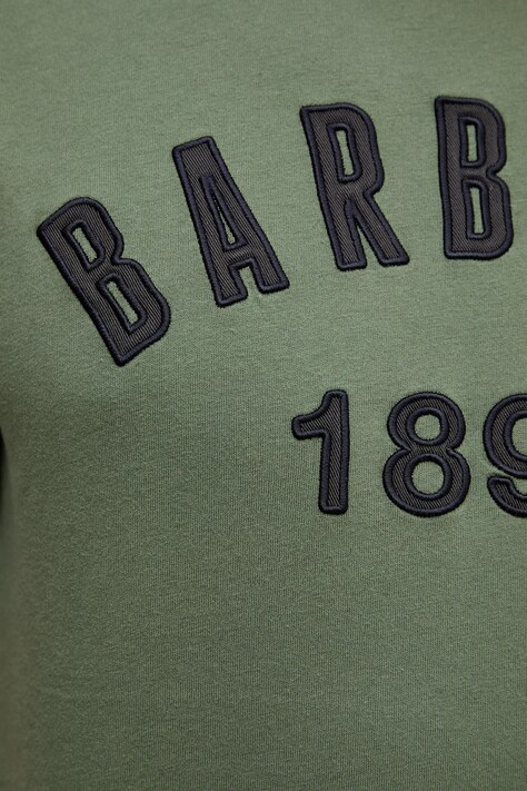 Бавовняна футболка Barbour HOLLINS — фото 5