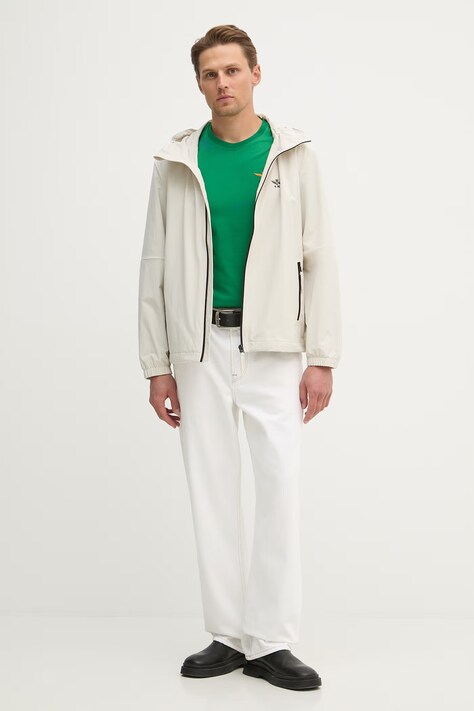 Aeronautica Militare t-shirt in cotone uomo colore verde con applicazione TS1580UJ00372