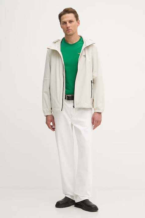 Aeronautica Militare t-shirt in cotone uomo colore verde con applicazione TS1580UJ00372