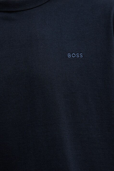 Бавовняна футболка BOSS H-Taut 15 — AW25-TSM1A2, темно-синій — фото 5