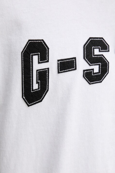 Бавовняна футболка G-Star Felt logo — фото 5