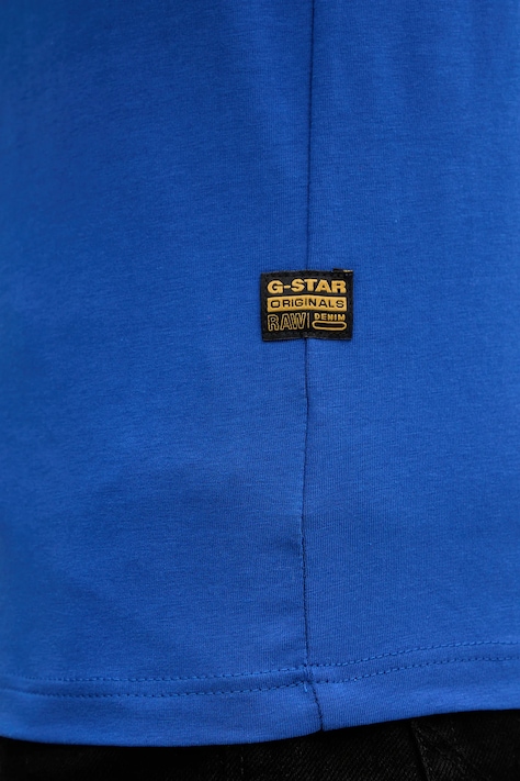 Футболка G-Star Slim base — AW25-TSM1B2, блакитний — фото 5