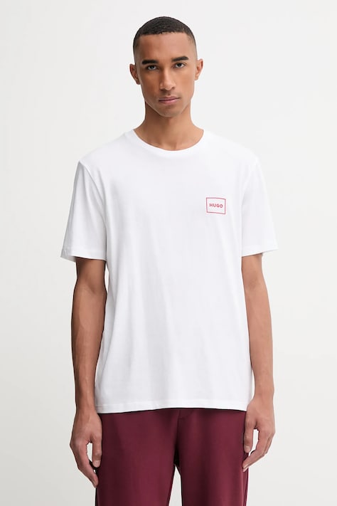 HUGO t-shirt bawełniany 2-pack męski kolor czarny gładki 50548566