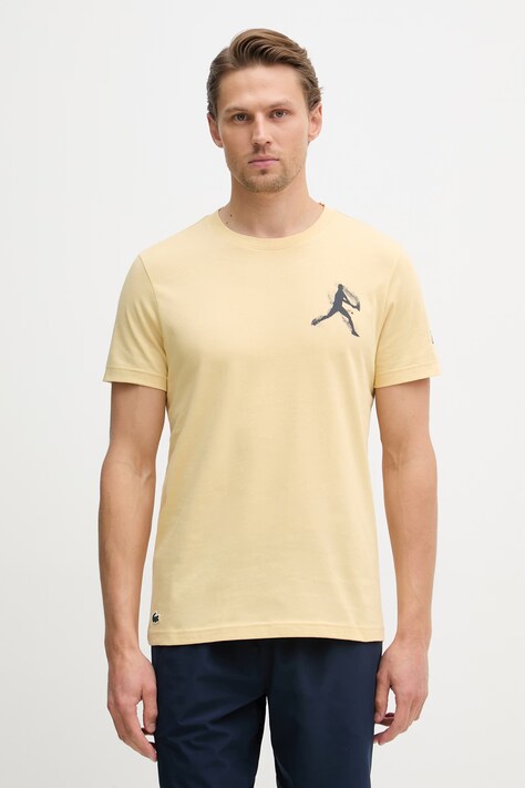 Lacoste t-shirt ανδρικό κίτρινο TH1044