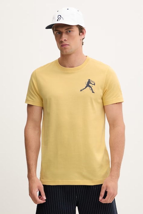 Lacoste tričko pánské žluté TH1044