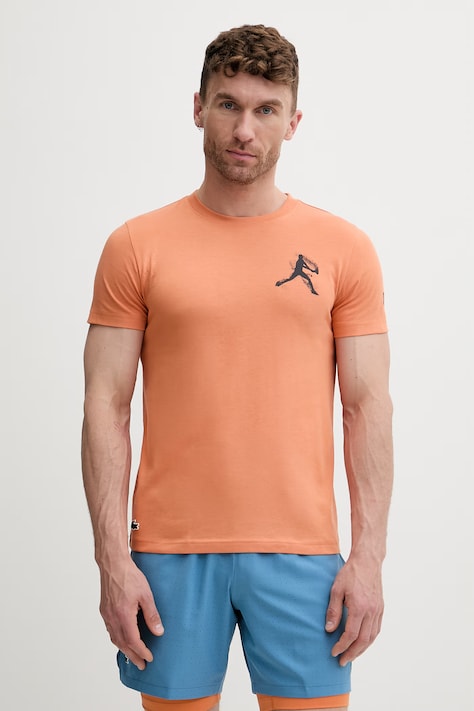 Lacoste T-shirt męski pomarańczowy TH1044