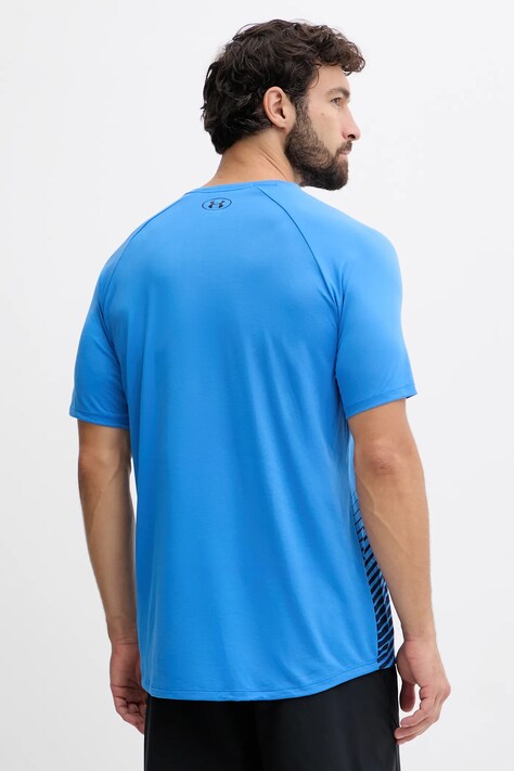 Under Armour t-shirt treningowy UA Tech Fade męski kolor niebieski 6005916