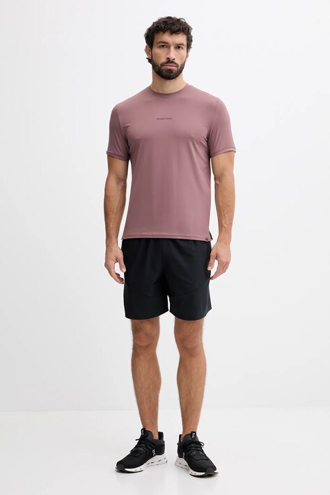 Sportska majica kratkih rukava Under Armour Project Rock boja: ljubičasta, bez uzorka, 6007149