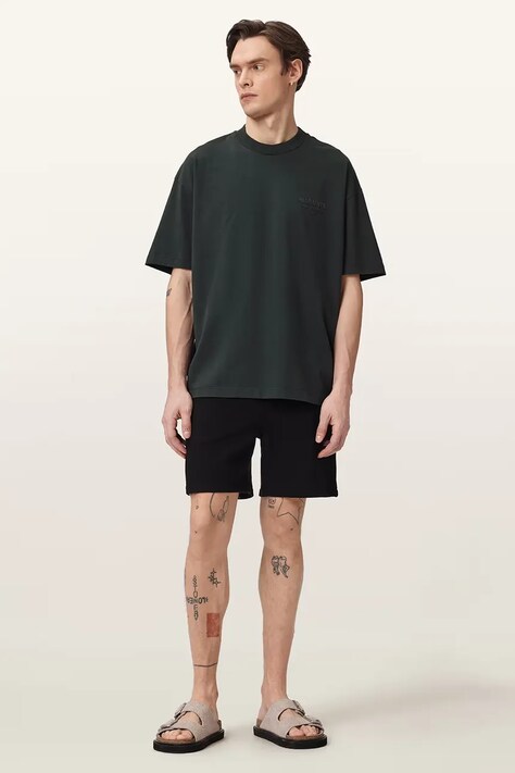 AllSaints футболка чоловіча бавовняна XANDER — AW25-TSM1EM, сірий — фото 3
