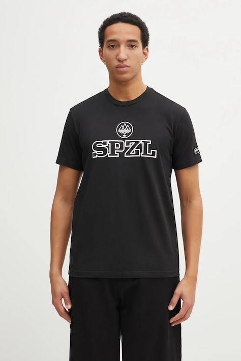 adidas Originals t-shirt bawełniany Spzl Logo Tee męski kolor czarny z aplikacją KA3902