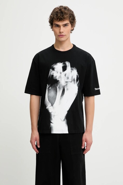 Undercover t-shirt bawełniany T.Shirt męski kolor czarny wzorzysty UC2E4813.8