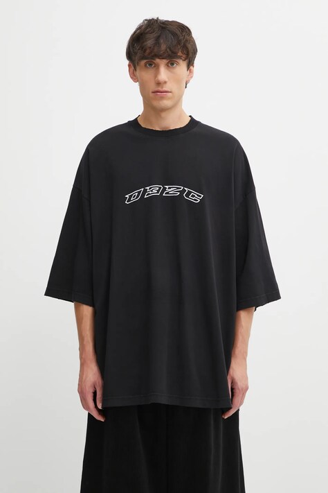 032C t-shirt bawełniany 'Hansel And Gretel' męski kolor czarny z nadrukiem F25.URC.0152.050