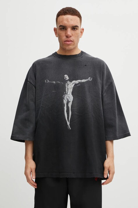 Willy Chavarria t-shirt bawełniany Tarantula Buffalo męski kolor czarny z nadrukiem WCJSY0142-001