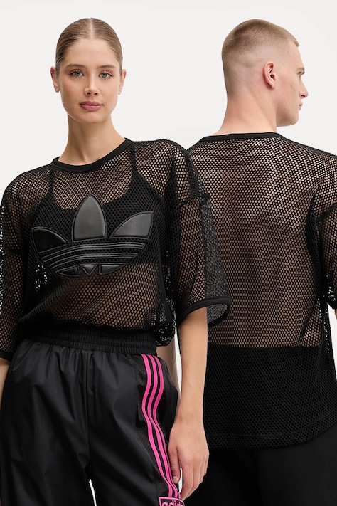 Kratka majica adidas Originals Pride x Jeremy Scott črna barva, JY7893