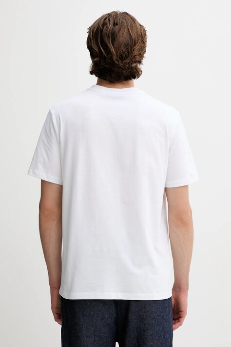 Бавовняна футболка A.P.C. t-shirt jean portrait - gots — AW25-TSU00G, білий — фото 4
