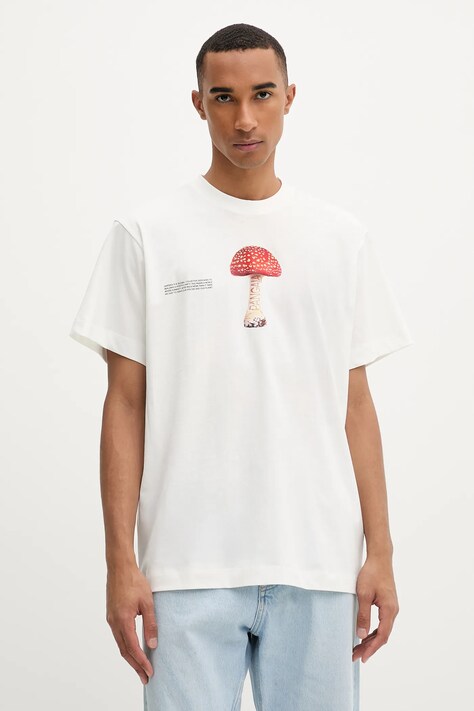 Pangaia t-shirt in cotone colore bianco 10002601