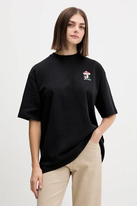 Kaotiko tricou din bumbac culoarea negru, cu imprimeu, AR003-01-G002