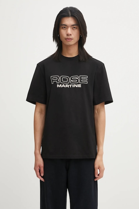 Martine Rose tricou din bumbac Classic culoarea negru, cu imprimeu, 603JE01001CW