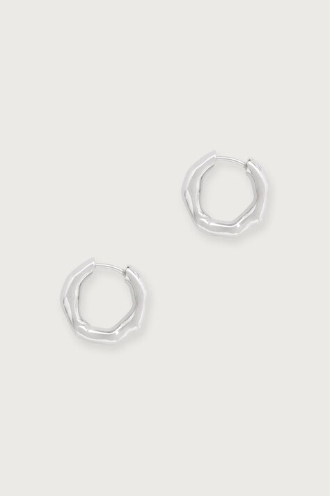 Calvin Klein Kolczyki damskie ze stali nierdzewnej Fluid Forms 35001017