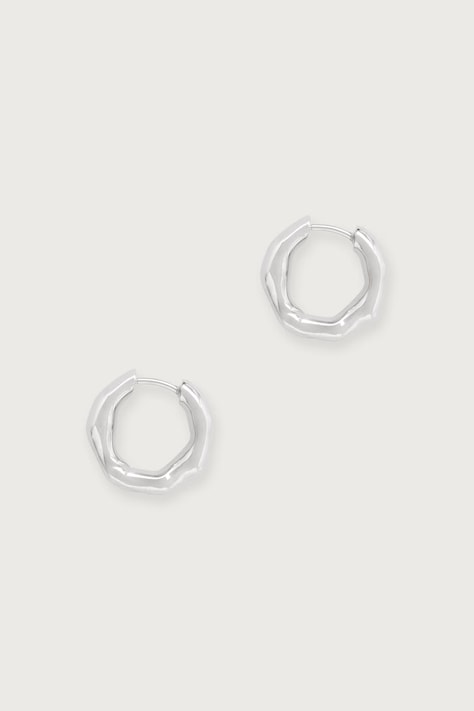 Calvin Klein Kolczyki damskie ze stali nierdzewnej Fluid Forms 35001017