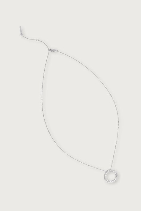 Calvin Klein Naszyjnik z zawieszką damski ze stali nierdzewnej Fluid Forms 35001015