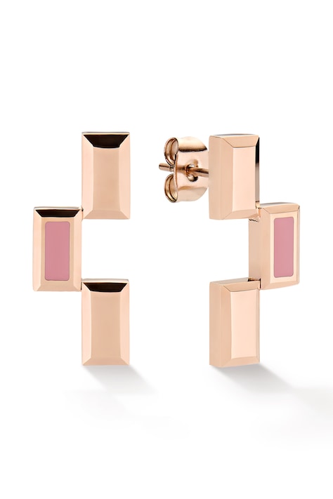 Daniel Wellington Kolczyki damskie ze stali nierdzewnej z cyrkonią Bric DW00402138