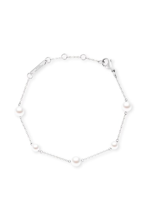 Daniel Wellington Bransoletka damska ze stali nierdzewnej Pearl Step DW00402106