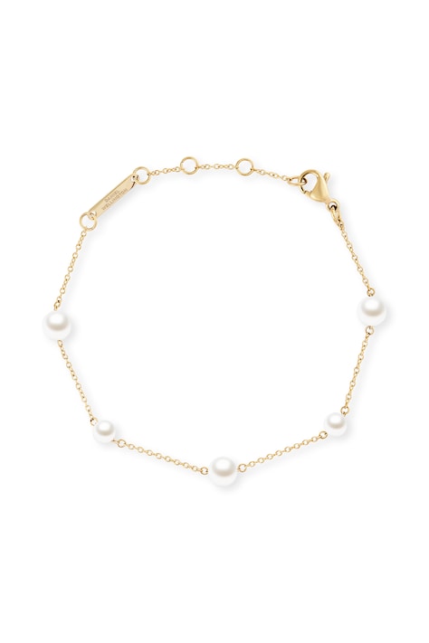 Daniel Wellington Bransoletka damska pozłacana Pearl Step DW00402107