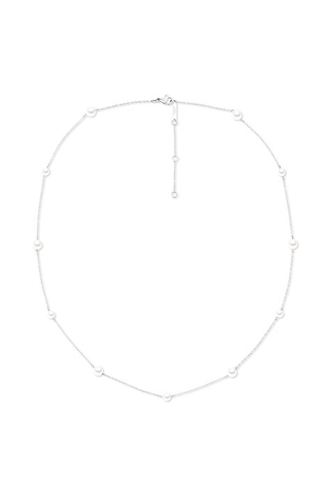 Daniel Wellington Naszyjnik damski ze stali nierdzewnej Pearl Step DW00402112