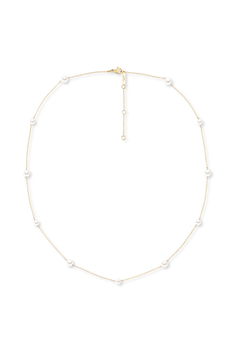 Daniel Wellington Naszyjnik damski pozłacany Pearl Step DW00402113