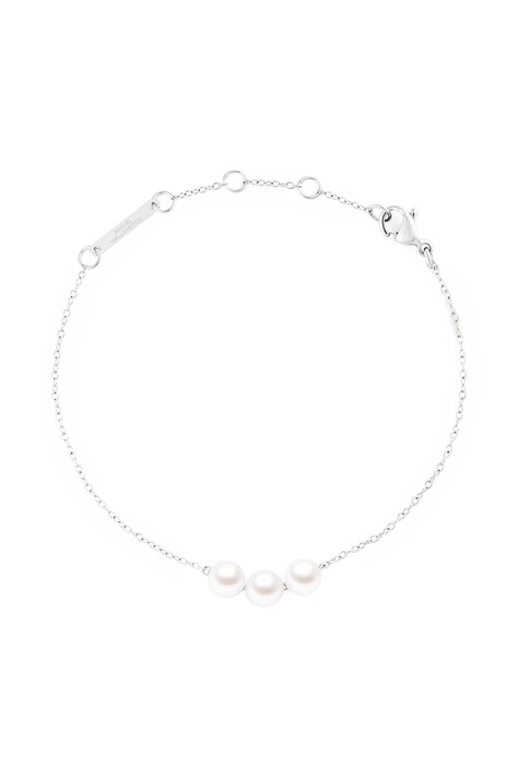 Daniel Wellington Bransoletka damska ze stali nierdzewnej Pearl Trio DW00402103