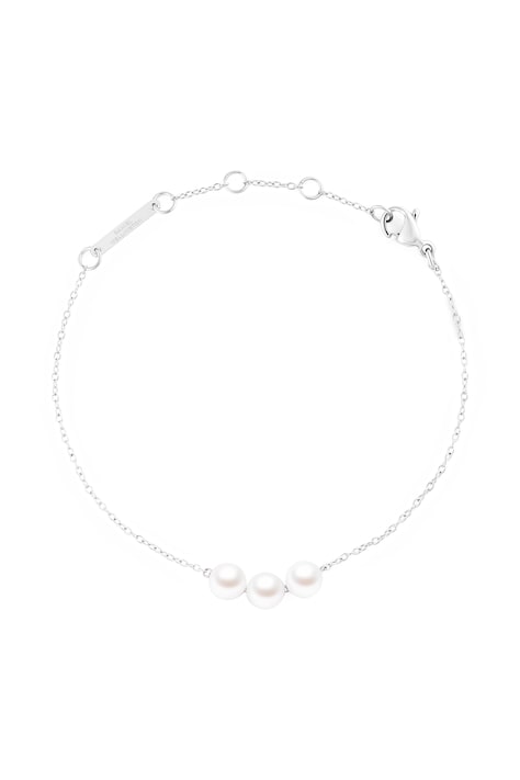 Daniel Wellington Bransoletka damska ze stali nierdzewnej Pearl Trio DW00402103
