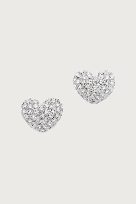 MARC JACOBS Обици дамски от месинг PAVE BALLOON HEART 2R5JER001J27